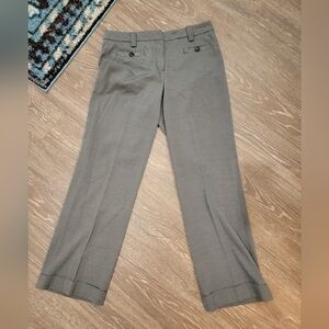 Sandro Wide Leg Trousers Black and White Double Pocket Size 10